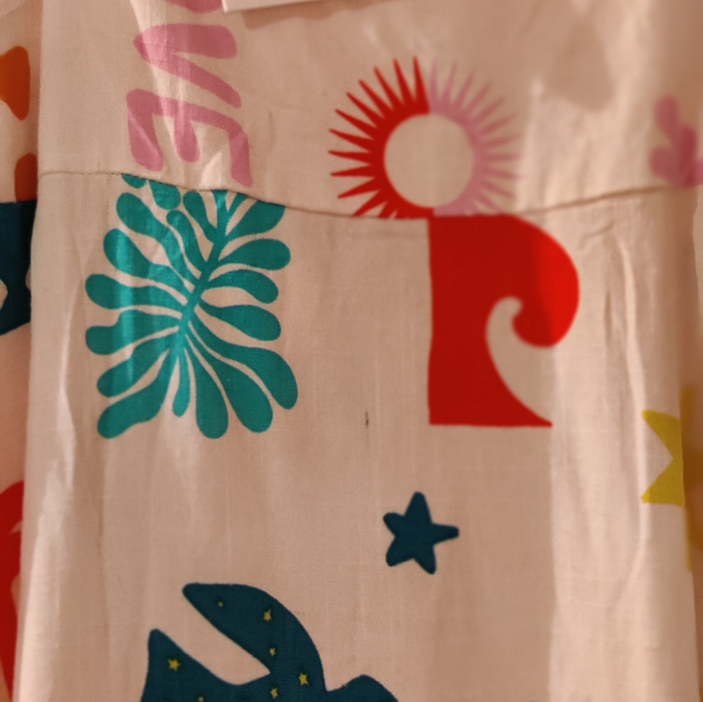 "PAPER HEARTS" Red and Blue Sleeveless Maxi Sundress with Spaghetti Straps - Picture 12 of 16